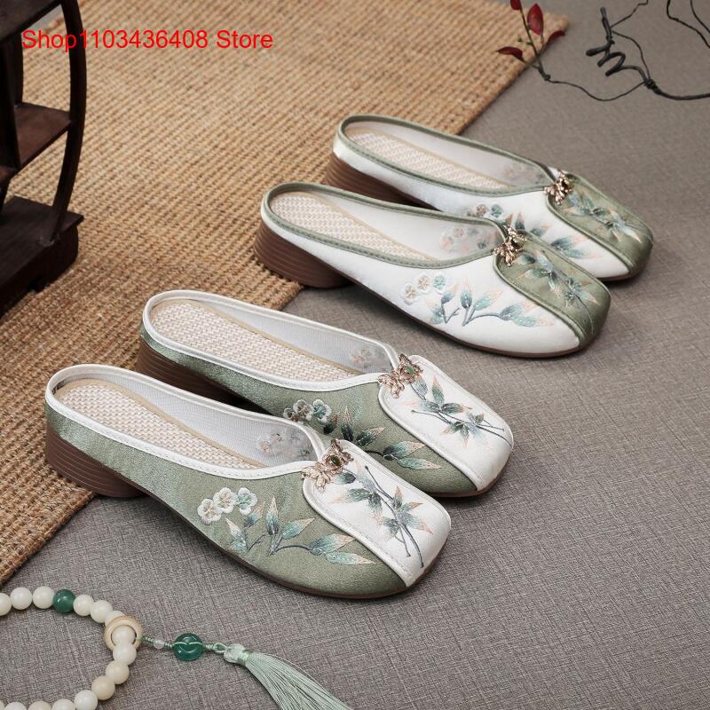 Ethnic Fashion - Nuevas Pantuflas Bordadas para el Hogar,