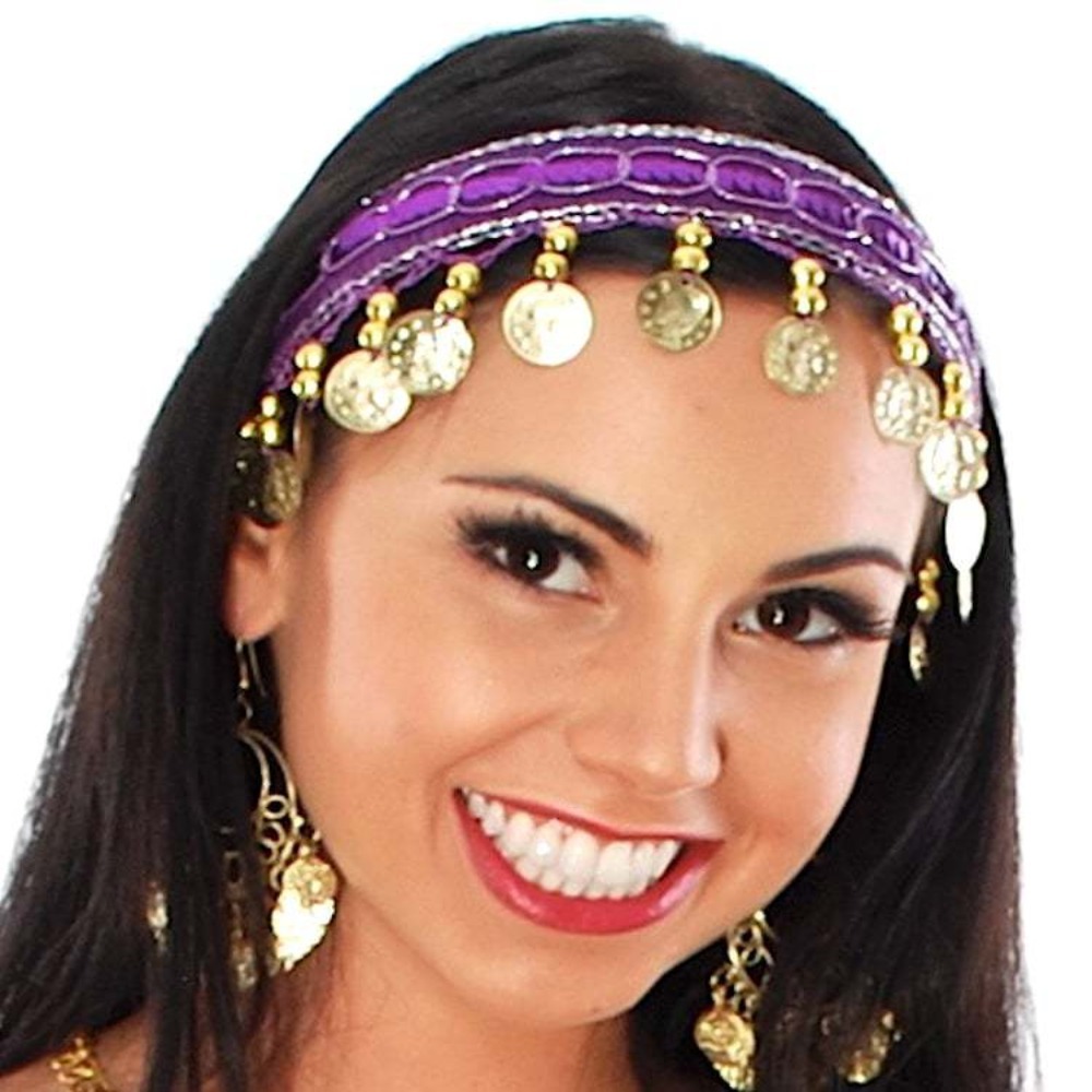 Ethnic Indian Fashion - Diadema de Plástico Multicolor para el