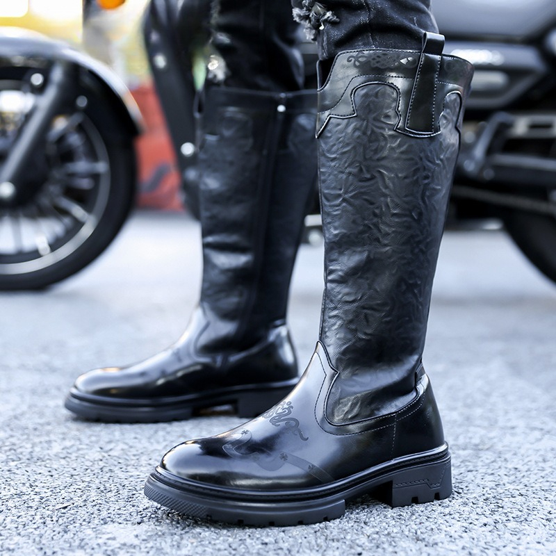 Ethnic Fashion - Botas a media pantorrilla para Hombre,