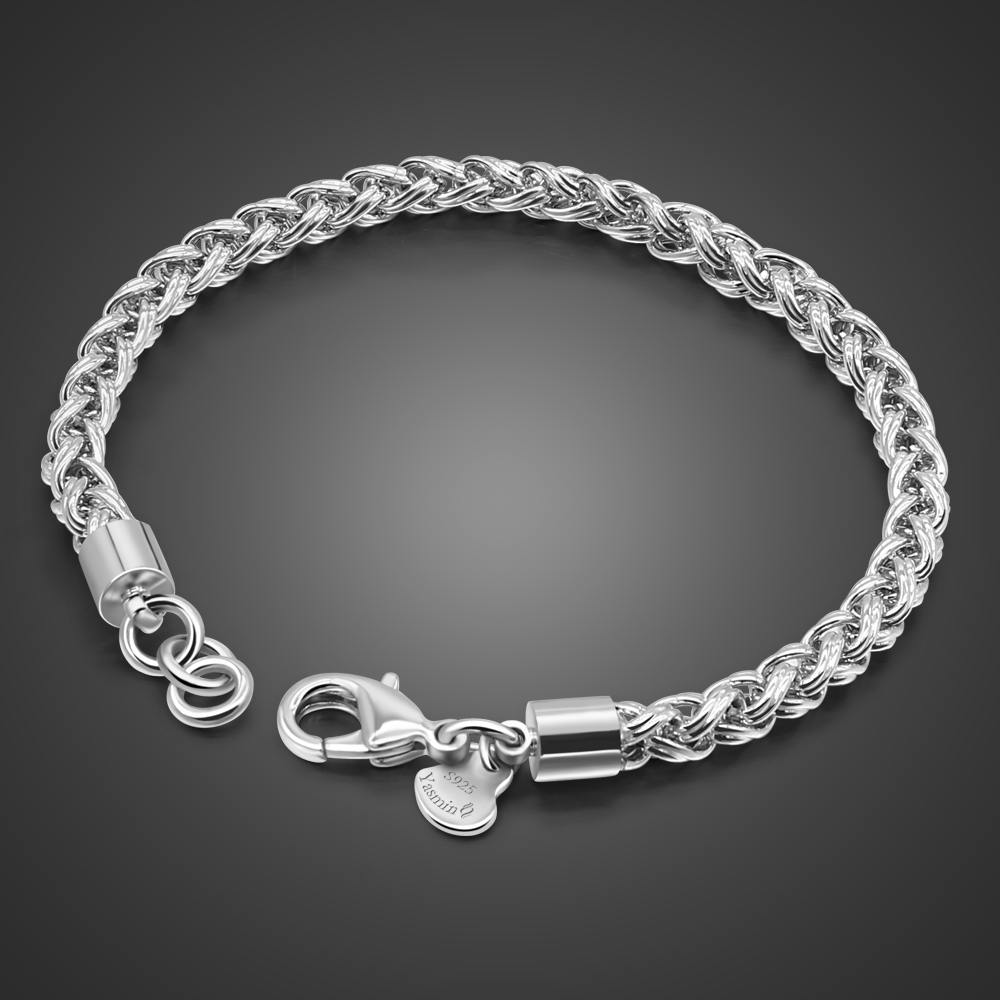 Ethnic Wear Men'S Fashion - Pulsera de plata sólida 925 para