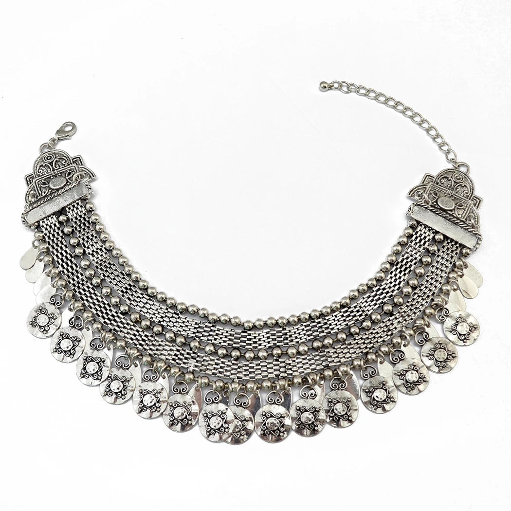 Ethnic Fashion Pakistan - Conjunto de Collar y pendientes de