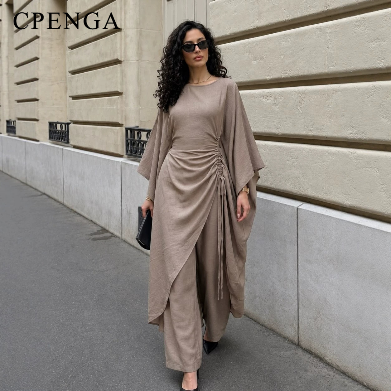 Abaya Modest Wear - Conjunto de 2 Piezas para Mujeres