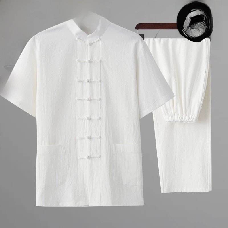 Ethnic Wear Men'S Fashion - Conjunto de Ropa Tradicional China de
