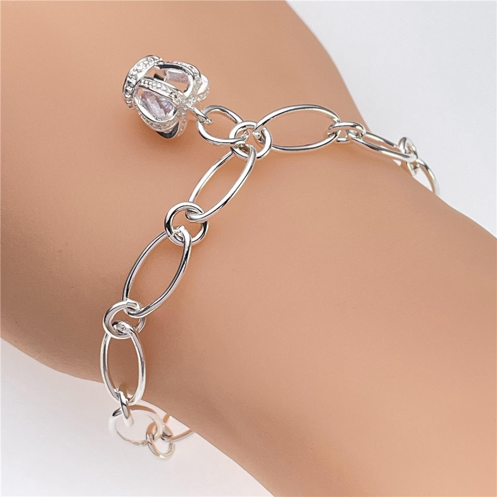 Ethnic Fashion Boutique - Pulsera de cristal con corona de