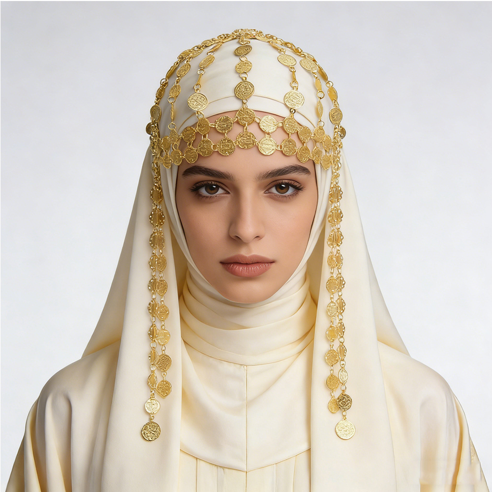 Ethnic Fashion Pakistan - Moneda de aleación chapada en oro,