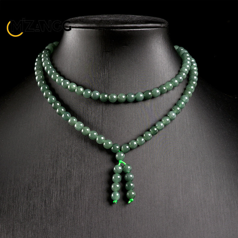 Collar de jadeíta de grado A p - Ethnic Fashion For Ladies reseña y precio