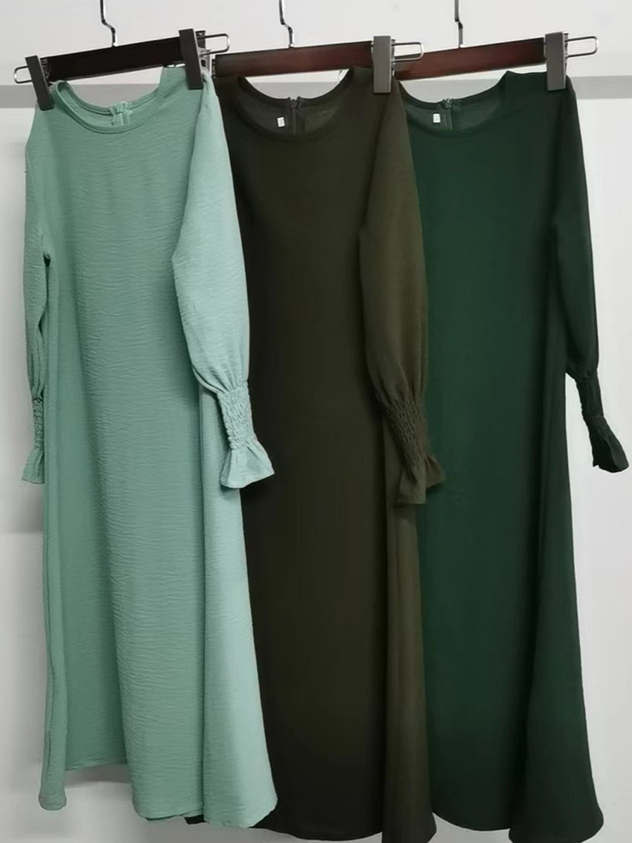 Vestido Largo con Volantes par - Abaya Modest Wear reseña y precio