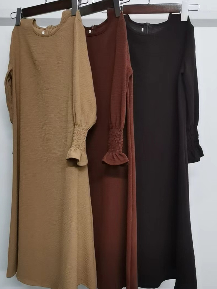 Vestido Largo con Volantes par - Abaya Modest Wear reseña y precio