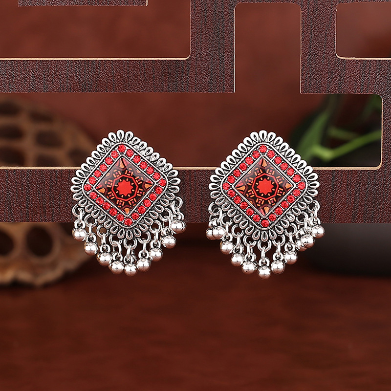 Pendientes colgantes de aleaci - Ethnic Indian Fashion reseña y precio