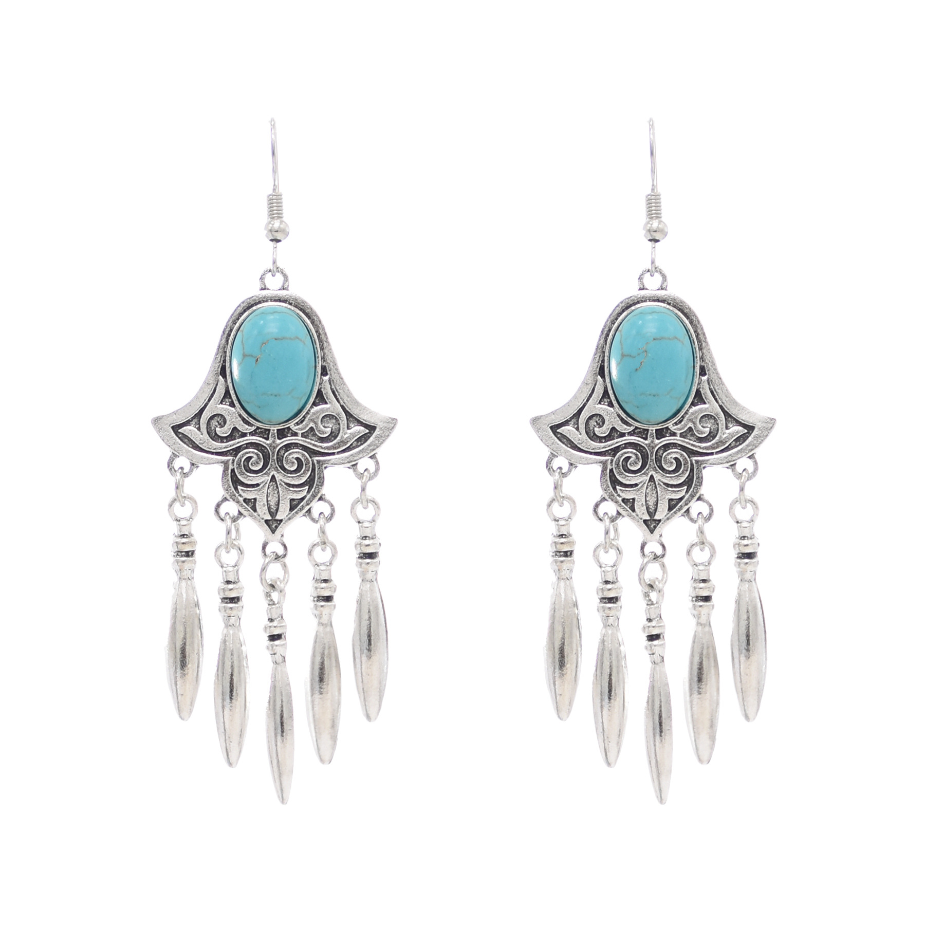 Pendientes de aleación de esti - Ethnic Fashion Pakistan reseña y precio