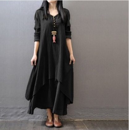Vestido largo de manga larga p - Ethnic Fashion Pakistan reseña y precio