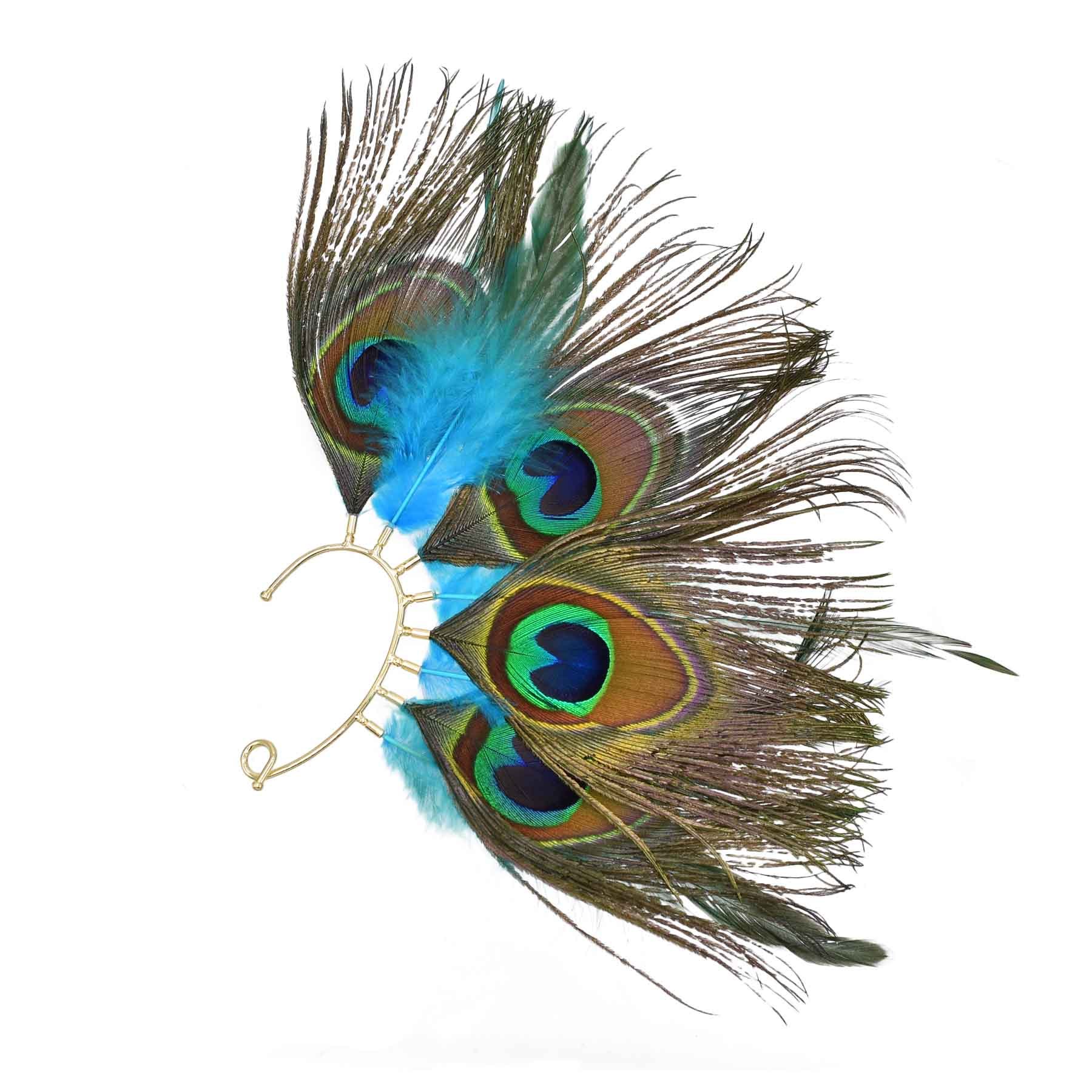 Plumas de pavo real para mujer - Ethnic Indian Fashion reseña y precio