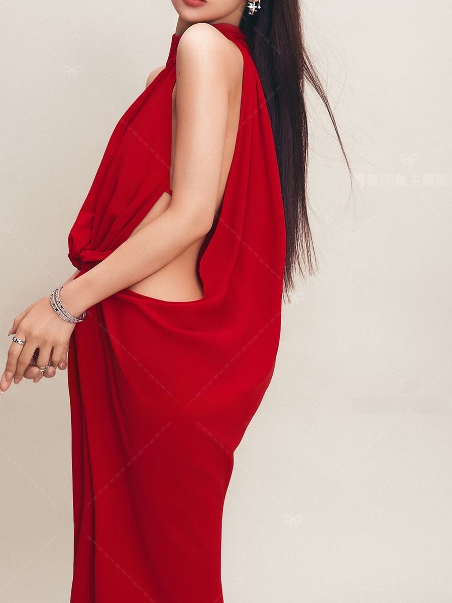 Vestido Rojo para Fotografía d - Ethnic Fashion Photography reseña y precio