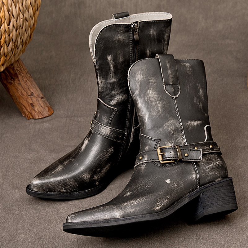 Botines de mujer con tacones g - Ethnic Fashion For Ladies reseña y precio