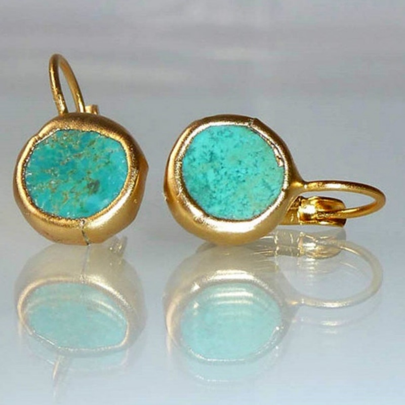 Pendientes colgantes de piedra - Ethnic Indian Fashion reseña y precio