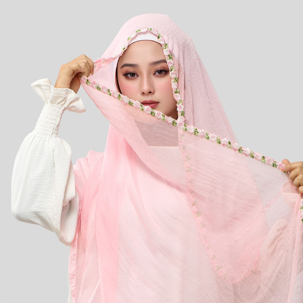 Nuevo Pañuelo Largo de Chifón  - Ethnic Fashion For Ladies reseña y precio