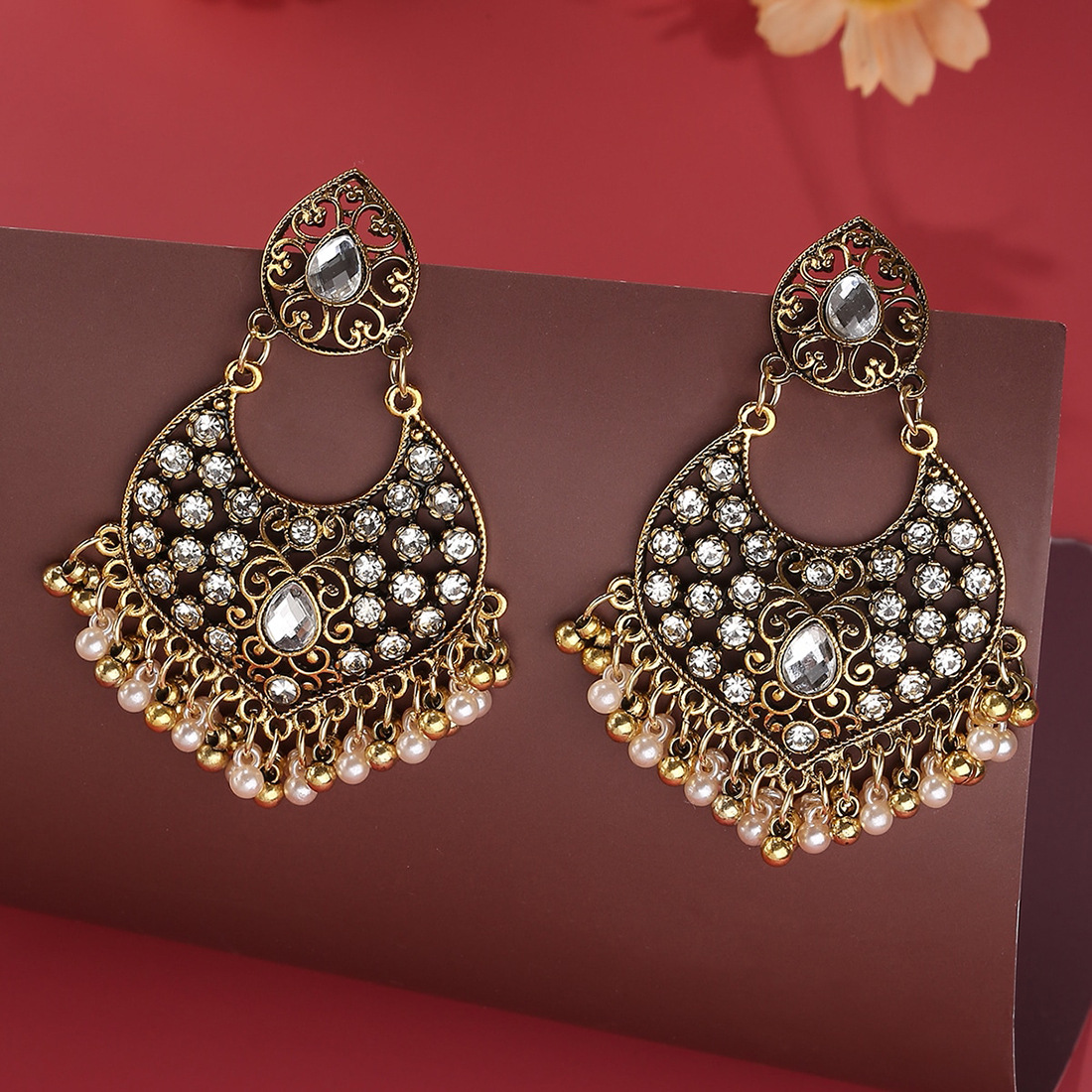 Pendientes de cuentas de arroz - Ethnic Indian Fashion reseña y precio