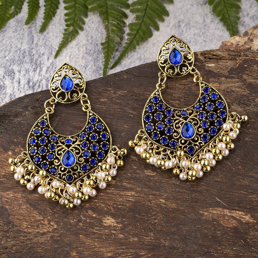 Pendientes de cuentas de arroz - Ethnic Indian Fashion reseña y precio
