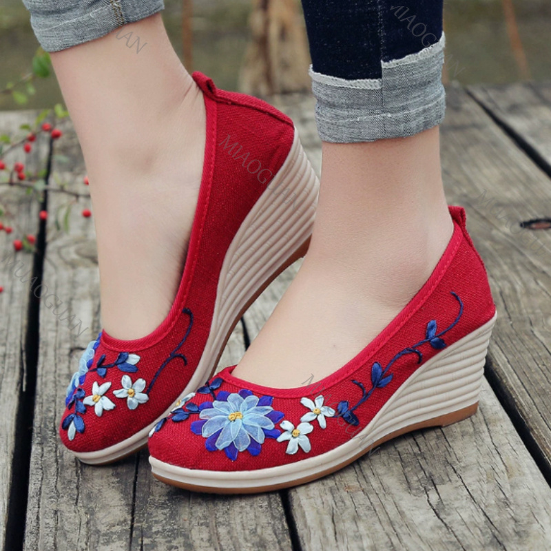 Zapatos de Plataforma con Cuña - Ethnic Fashion reseña y precio