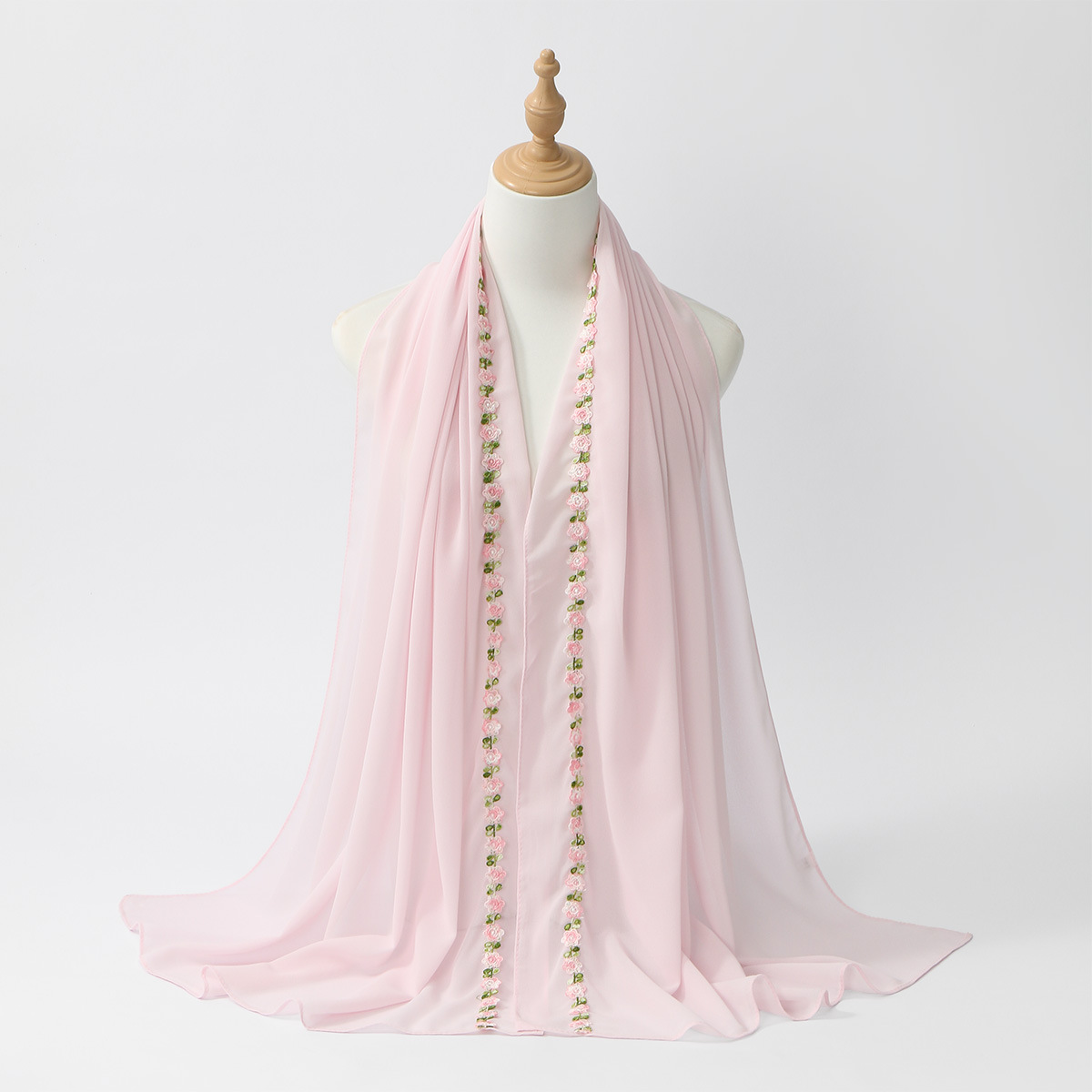 Pañuelo Étnico de Gasa Sólida  - Ethnic Fashion For Ladies reseña y precio