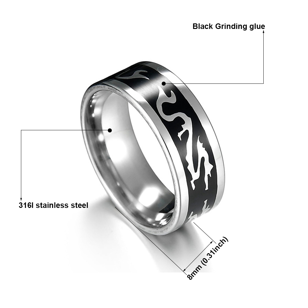 MeMolissa-anillo de acero inox - Ethnic Wear Men'S Fashion reseña y precio