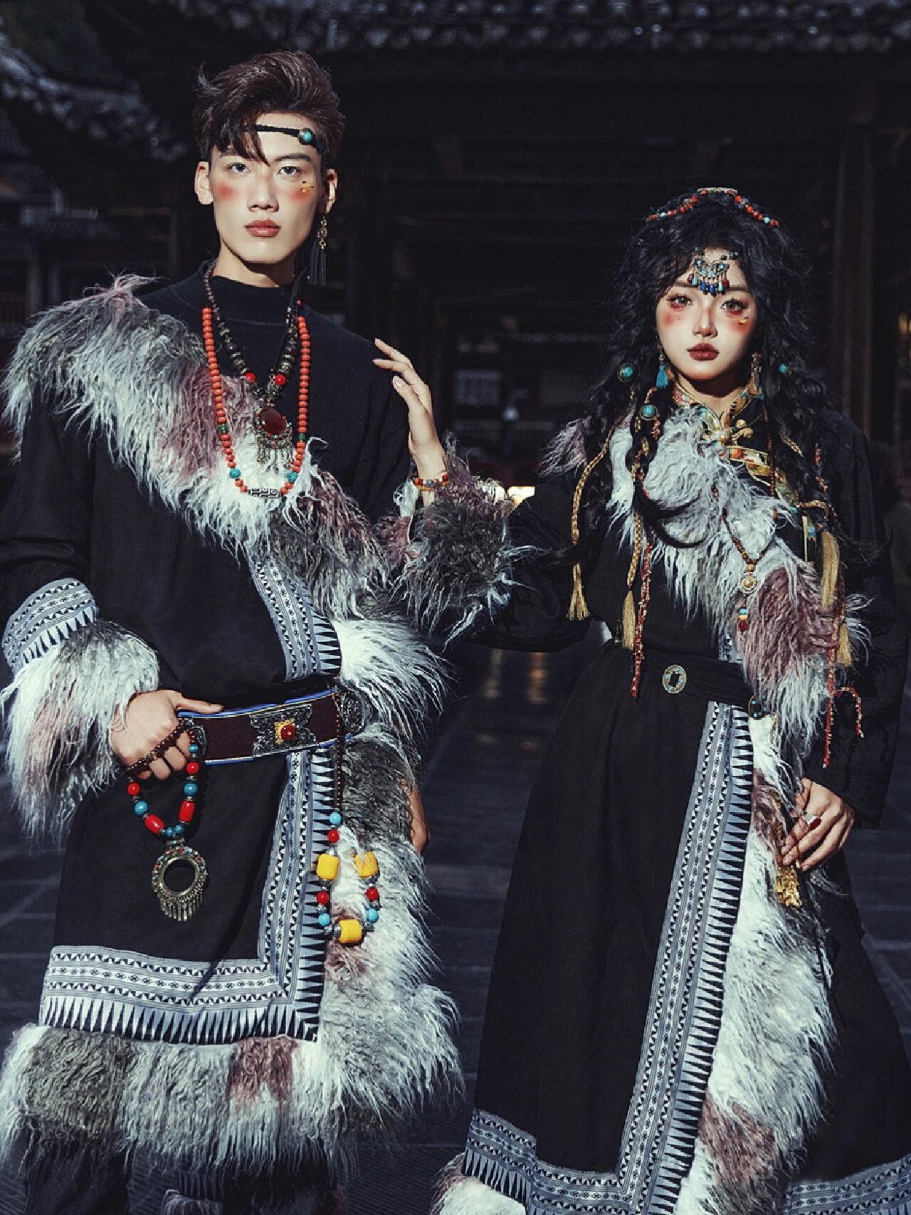 Traje Tibetano para Mujer, Nue - Ethnic Fashion Photography reseña y precio