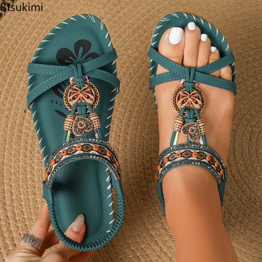 Sandalias Bohemias para Mujer, - Ethnic Fashion For Ladies reseña y precio