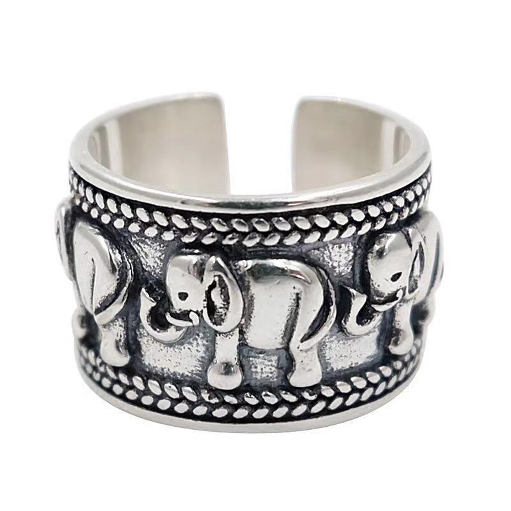 Anillo con patrón de elefante  - Ethnic Fashion Pakistan reseña y precio