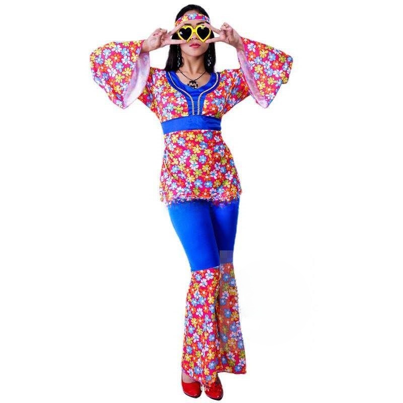 Traje Hippie con Flores Grande - Ethnic Fashion Trend reseña y precio