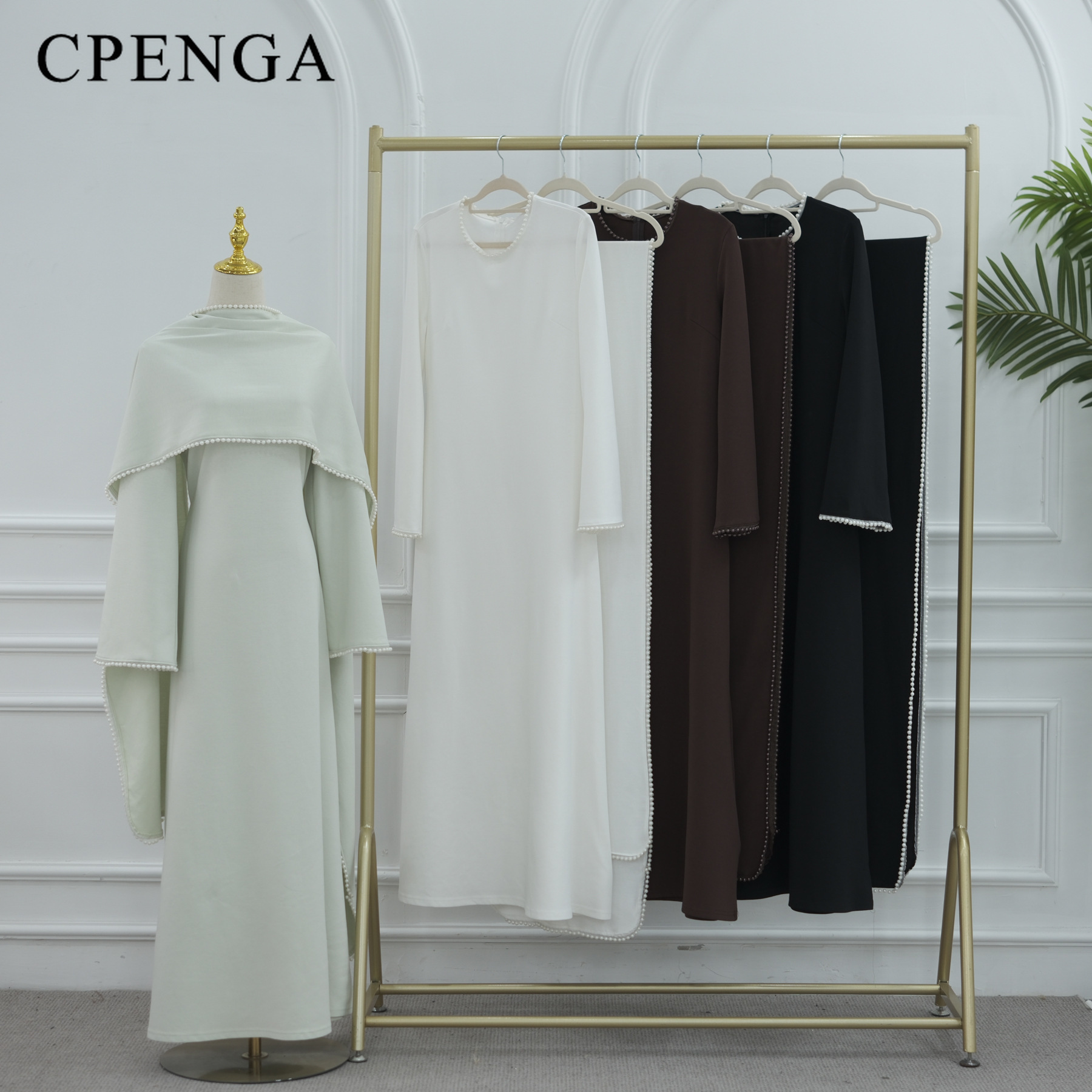 Abaya de Lujo Estilo Dubái con - Abaya Modest Wear reseña y precio