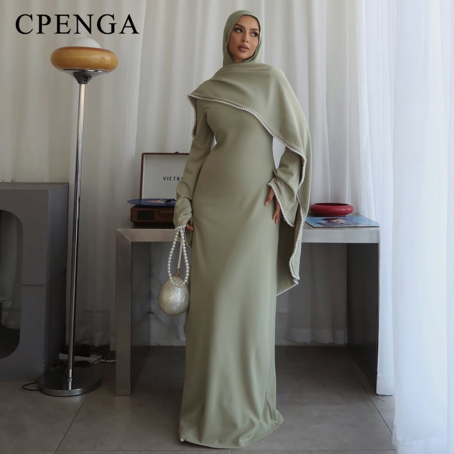 Abaya de Lujo Estilo Dubái con - Abaya Modest Wear reseña y precio